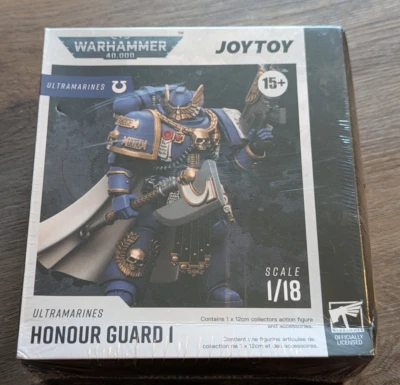 Joytoy Warhammer 40k Ultramarines Honour Guard 1 1/18 NIB Sealed Dent JT6496