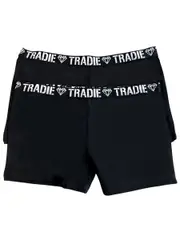 Girls 2 Pack Tradie Netball Shortie