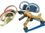 BLUEROCK ® 40A Pipe Rail Polishing Belt Sander & 100 Belts fits Metabo