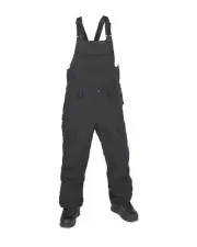 Volcom Creston 3D Stretch Bib Overall Women's Snow Pants, Black, X-Large