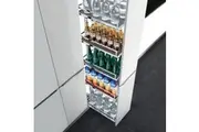 HIGOLD Diamond Pull Out Pantry Unit - 400mm Cabinet - 1959 to 2359mm Adjustable Height - 6 Trays