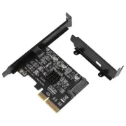 1X(USB PCIE Card Type C PCI-Express 4X to USB 3.2 Gen 2X2 (20Gbps) ASM32421376