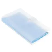 Plastic Business Card Holders Card Binder Book Name Cards Organizer Blue