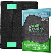 Breathe Naturally Air Purifier Cut-to-Fit Carbon Pad 10x48 (1 Pack) Trim to Cut Universal Charcoal Air Filter (1)