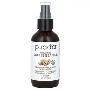 [iHerb] Pura D'or Organic Coffee Bean Oil, 4 fl oz (118 ml)