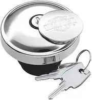 [HARLEY-DAVIDSON] B & S Motorcycle Fuel Cap Chrome or Black Lockable with 2 Keys Chrome