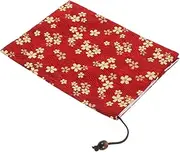 DOITOOL Handmade Book Cover Decorative Book Protector for Students for Personal Collection School Gallery Use and Stylish Cherry Blossom