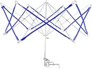 Iron Umbrella String Winder Holder Machine, Adjustable Yarn Swift for Knitting and Crocheting, Sturdy Iron Construction for Yarn Winding