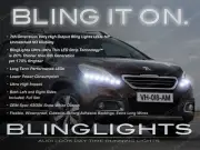 2014 2015 2016 Peugeot 2008 LED DRL Head Light Strips Day Time Running Lamps Kit