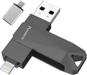 USB Flash Drive for iPhone 512GB Apple MFi Certified Photo Stick Thumb Drive, iPhone-Memory-Stick for iPad/iPhone/Computer Picture Keeper Portable Hard Drive DeepBlack