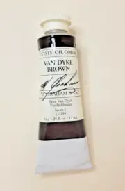 M Graham Solvent Free Oil Paint 1.25 oz - Van Dyke Brown