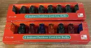 VTG Kmart C7 1/2-5w Indoor/Outdoor Multi Color Bulbs 2pks-8 Each 16 Total NOS