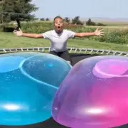 Creative TPR Children Amazing Soft Water Filled Bubble Ball Blow Up Balloons Toy