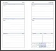 Collins Dayplanner Personal Week to Opening 2023 Diary Refill, Multicolored