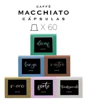 60 Capsulas De Café Macchiato Compatible Maquina Nespresso