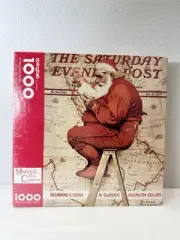 Mapping His Course, Vintage Springbok Puzzle, 1000 pieces, 1990 New and Sealed