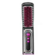 Wireless 2-in-1 hair curler and straightener comb