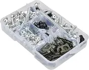 177PCS Fairing Bolts Kit CNC Alloy Screws Nut Compatible with CBR 600RR 900RR 929RR 1000RR 600(Silver)