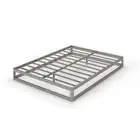 Zinus Queen Metal Bed Frame Gun Metal Bed Base