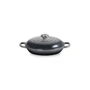 Le Creuset Signature Shallow Casserole Flint 26cm