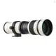 相機MF超級長焦變焦鏡頭F/8.3-16 420-800mm T支架，帶通用1/4螺紋更換，適用於富士膠片奧林巴斯相機