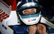 Kelvin Burt tests the Tyrrll Yamaha for the first time at Formula - Old Photo 3