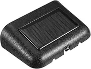 HEALLILY Solar Car Clock High Precision Luminous Timer with Solar Charging Compact Dashboard Clock for Vehicles No Wiring Needed for Day and Night Use