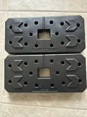 Set of two Weider Pro Power 12.5 Lbs Vinyl Rectangle Weight Plates Stackable