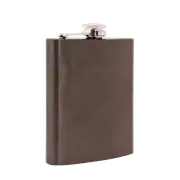 Gunmetal Grey Hip Flask