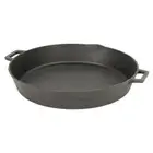 7439 16-in Cast Iron Double-Handled Skillet w/Pour Spouts Features Large Loop...