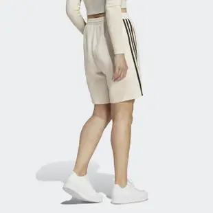 【adidas 愛迪達】短褲 女款 運動褲 亞規 BERMUDA SHORTS 米 IC5450