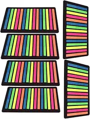 WEKADRIN Reading Strips Highlight Strips Index Post Markers Portable Page Markers Mark Supply Filing Flags Notes Stickers Office Supplies