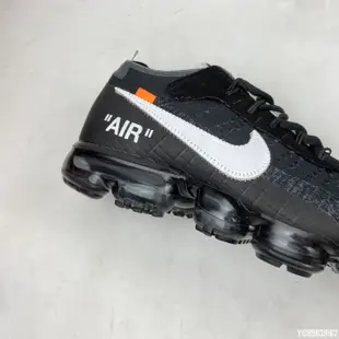 Nike Air Off White x  Vapor Max  黑白 百搭防滑慢跑男女鞋鞋 AA3831-001