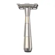 Leaf Shave Twig Reusable Single-Blade Razor (5pk Blades) - Silver