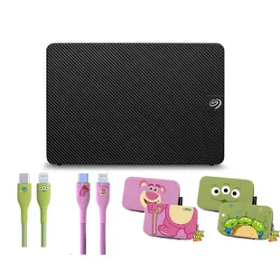 【SEAGATE 希捷】送 Disney 迪士尼 收納包 + 充電線 ★ Expansion 16TB 3.5吋 外接硬碟(STKP16000400)