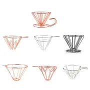 Cup Metal Cone Coffee Maker Holder Lightweight Easy Carry Coffee Making Tool