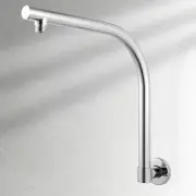 ACA Wall Mounted Stainless Steel Chrome Round Swivel Gooseneck Shower Arm AU