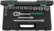 Stahlwille SOCKET SET 1/2" 96031436 Set with 15 Psc. 52/12/3 KN