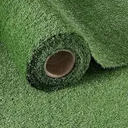 2x25m Artificial Grass Synthetic Turf Fake Imitation False Faux Green Lawn Roll 10mm Child Pet Friendly for Backyard Balcony Garden Patio