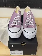 Converse Chuck Taylor All Star Lift Platform Shoes Women's 9 Low Amethyst Purple