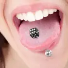 Tongue Nail Piercing Pin Jewelry Tongue nail Ear Studs Earrings Body Jewelry