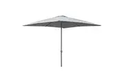 Stratco Square Market Umbrella 3m Charcoal