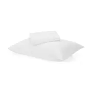 180 Thread Count Sheet Set - Single Bed, White