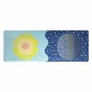 Yoga Mat Foldable Non-Slip Exercise Blue