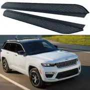 Black Running Board fits for Jeep Grand Cherokee 2022-2024 Side Step Nerf Bar