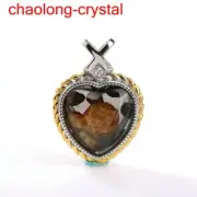 48.75Ct Pallasite Meteorite Pendant Brenham Meteorite Necklace --145
