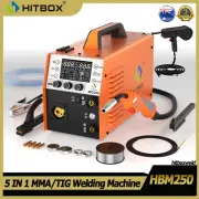 HITBOX 4 IN 1 MIG Welder Aluminum MIG MIG ARC MMA Welding Machine 220V Spool Gun