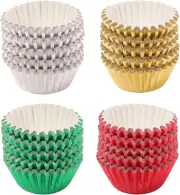 SUBANG 550 Pieces Foil Cupcake Liner Baking Cups Muffin Tins Treat Cups Foil ...