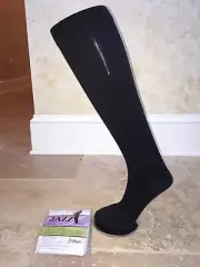 Size Small Black Micro-Cotton Nylon Knee High 20-30mmHg Compression Sock