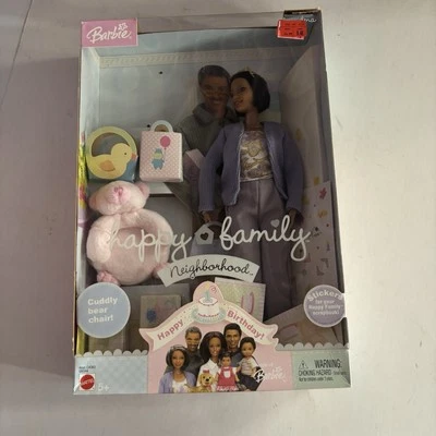 Barbie Happy Family Neighborhood Grandma Birthday Doll 2003 Mattel #B7690 NRFB